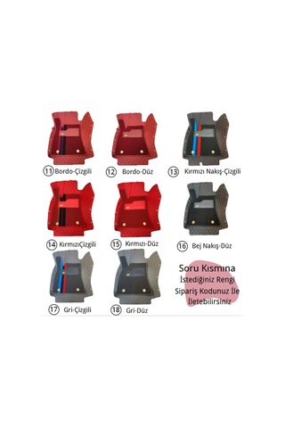 Volkswagen Arteon Aracına Özel 8d Çift Katmanlı Havuzlu Paspas Takımı