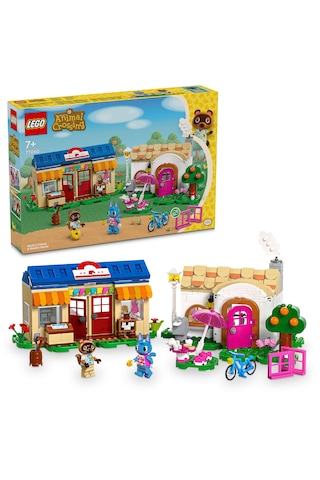 LEGO® Animal Crossing™ Nook’s Cranny ve Rosie Evi 77050 7+ Yaratıcı Oyuncak Yapım Seti - 535 Parça