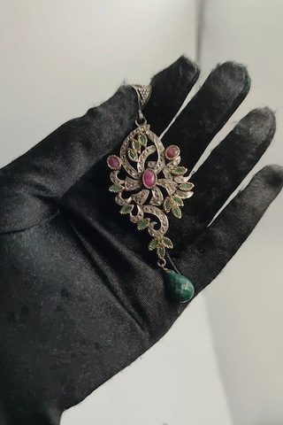 Zümrüt Yakut Kolye Ucu160