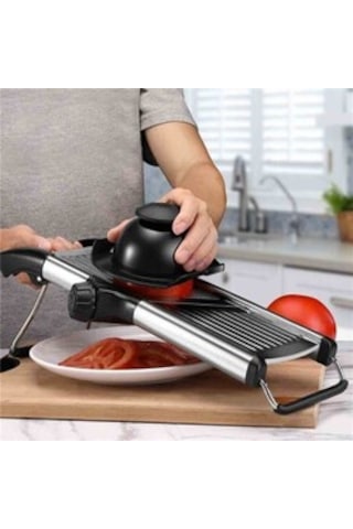 EPİNOX PROFESYONEL MANDOLİN CİPS DİLİMLEYİCİ (MD-05) Gümüş