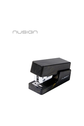 Nusıgn Mini Zımba Makinesi 12 Yaprak Kapasiteli 24/6 26/6 Siyah