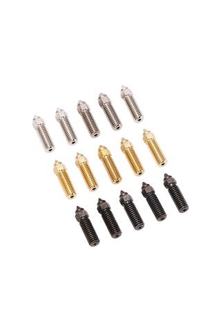 Tenfowee 15'li Hızlı 3d Yazıcı Nozzle Seti: 0.4-1.0mm Çaplar, 500 C Isı Dayanıklı, Creality K1/anycubic Vyper/sovol Sv06+ Uyumlu