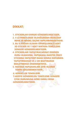 Vagonlife 8 ADET 3D Matara Stickerı+ Matara Temizleme Süngeri Hediyeli