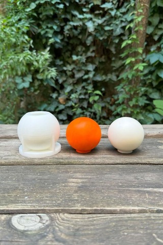 Rufus Concept Küre 6cm Çap Silikon Mum Kalıbı