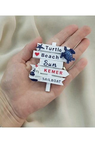 Magnet Kaplumbağa Gemi Yıldız Mıknatıslı Buzdolabı Süsü