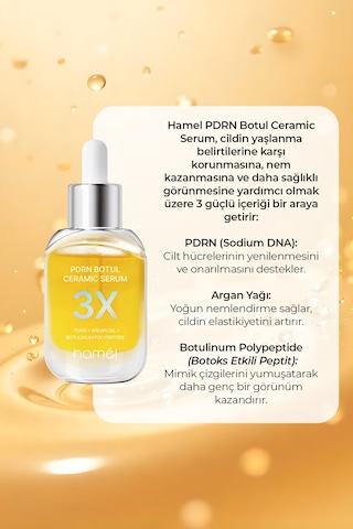 Hamel 3X Pdrn Botul Ceramic Serum Sodium Dna Serum Kore 30 ML