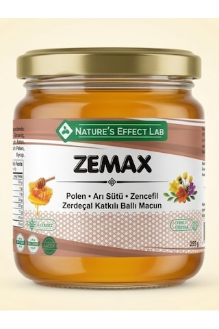 Zemax Polen Arı Sütü Zencefil Zerdeçal Katkılı Ballı Macun 255g