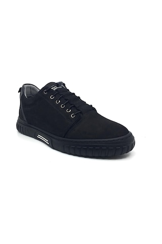 Taşpınar Ayakkabı Taşpınar 5600 %100 Nubuk Deri Ortopedik Erkek Rahat Günlük Spor Sneaker Yeni Sezon Ayakkabı 40-44 Siyah Nubuk