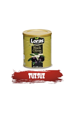 Loras 101 - 120 KB Altın Sarısı Siyah Zeytin Teneke 400 G Loras 101 - 120 KB Altın Sarısı Siyah Zeytin Teneke 400 G