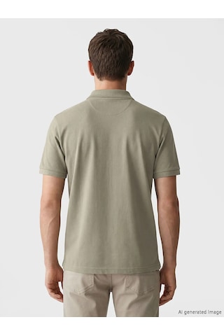 Lc Waikiki Haki Polo Yaka Pike Erkek Tişört