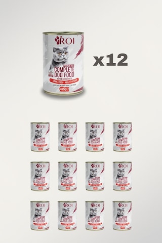 Yetişkin Kedi Kuzu Konservesi 12 Adet X 400 Gr.