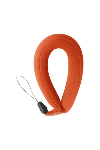 Teltree Turuncu Neopren Su Altı Kamera/ Telefon Kaybolma Önleyici Dalış Float Bileklik 250g Taşıma Kapasitesi