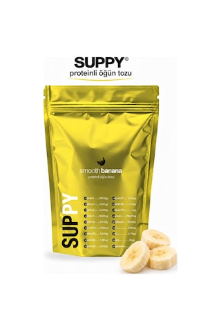 Suppy Smooth Banana Muzlu Proteinli Öğün Tozu 600 G Muz