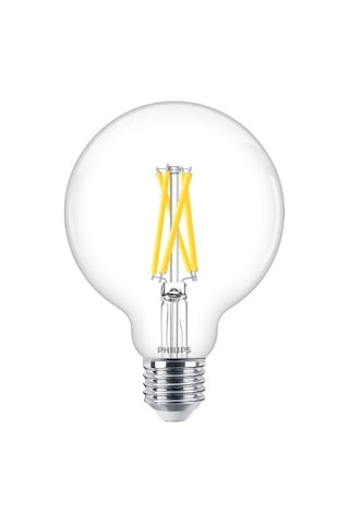 Philips LED Classic Dimlenebilir Şeffaf Filament Ampul 5.9W 806Lum 2700K Sarı Işık G93 E27 (60W)