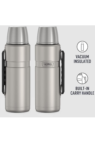 Thermos Sk2010 Stainless King Large Matte Stainless Steel 1.2 Lt. 163963-ak