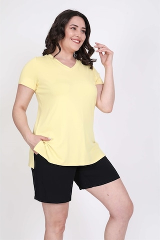 Myline V Yakalı Tişört (532254894)