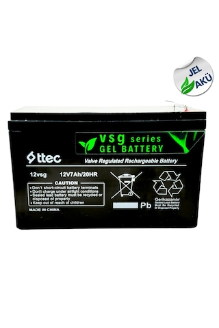 12v 7ah Jel Tipi Akü 2025 Üretim