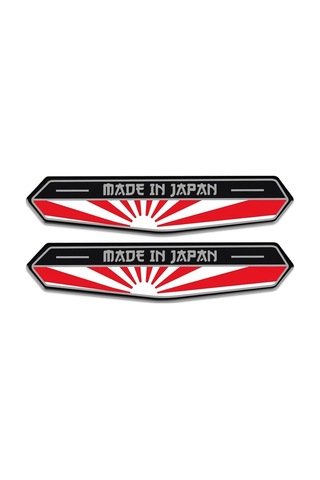 Made İn Japan Bayraklı 3d Sticker