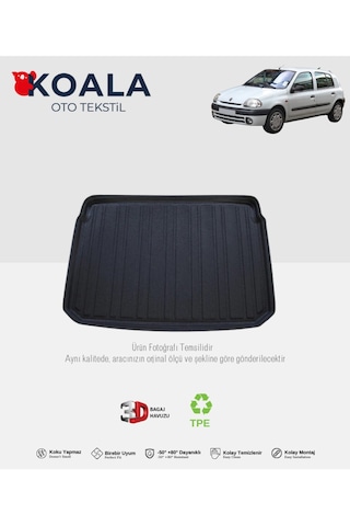 Renault Clio 2 Hatchback 1999-2006 3d Bagaj Havuzu