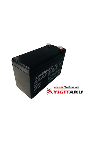 12v 7 Ah-amper Kuru Tip Agm Ups Akü Yd12-7 Yiğit Akü