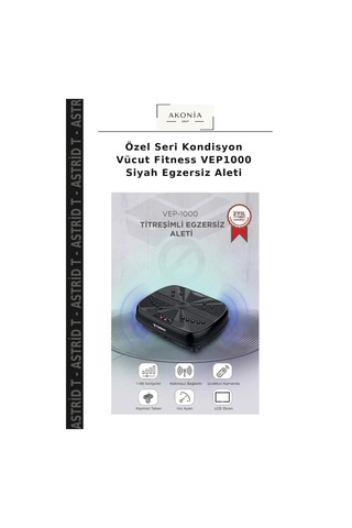 Özel Seri Kondisyon Vücut Fitness Vep1000 Siyah Egzersiz Aleti