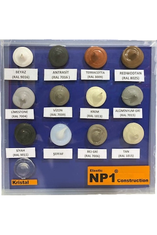 Np1 Polimer Silikon Mastik Sosis Siyah 600 Ml Siyah