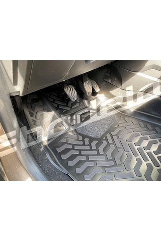 Duster Havuzlu Ithal 5D Paspas Kokusuz Kaucuk Sıyah Tam Uy...