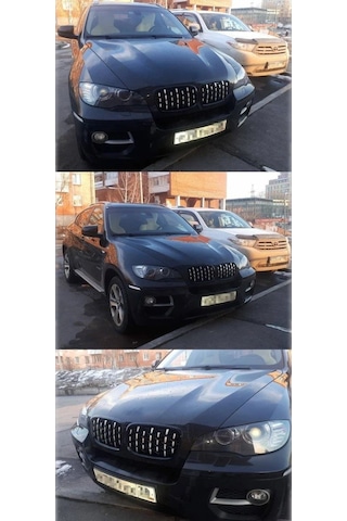 Bmw X5 E70 Diamond Ön Panjur Izgara 2006-2013 Arası Pianoblack