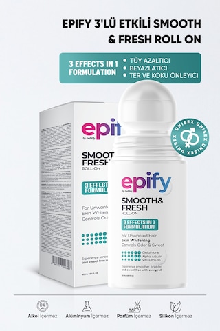 Epify Smooth & Fresh Unisex Roll-On Deodorant 50 ML