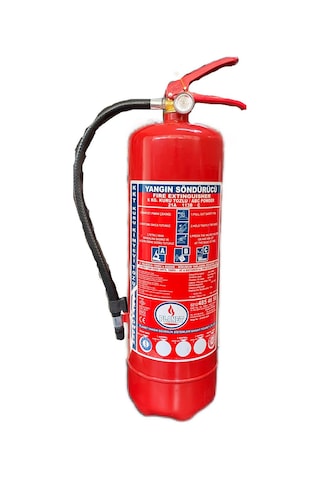 6 Kg Oto Ev Araç Yangın Söndürme Tüpü