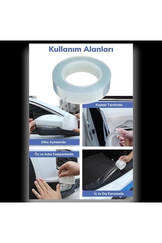Şeffaf Su Geçirmeyen Oto Darbe Koruyucu Bant Çizilmeye Dayanıklı Kolay Yapışan Koruma Bandı