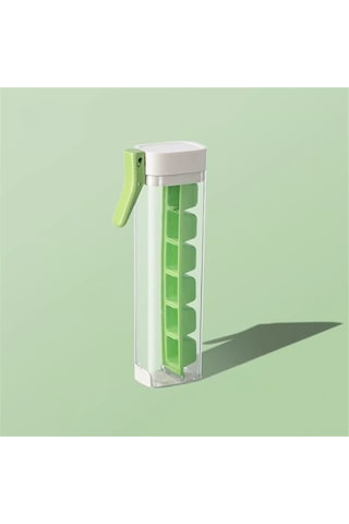 Hangfox 2 Adet Yeşil El Siperli Buzluk, 6 Bölmeli Ev Kullanıma Uygun, Gıda Grubu Pc+pp Materyal, Basılıp Buzları Çıkarabilir, Buz Depolama Kutusu, Dışarı Dökülme Engellendi Çok Renkli