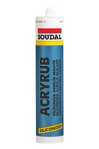 Soudal Acryrub Silikonize 500 G Mastik Gri