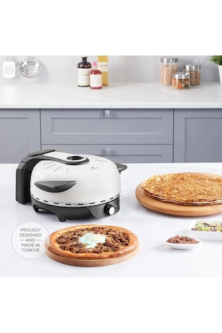 Karaca Gastro 10 İn 1 Pizza Ve Lahmacun Makinesi, Soft Cream