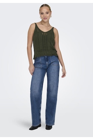 Only Onllyzet Lıfe S/l Top Knt Noos 15277573 Haki 001