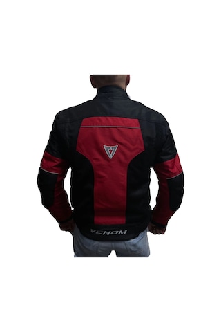 Venom Dynamic V2 Dört Mevsim Motosiklet Montu Kırmızı - Siyah