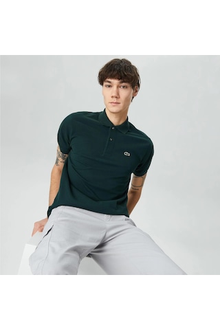 Lacoste Erkek Klasik Pike Kumaş Polo T-shirt Antrasit