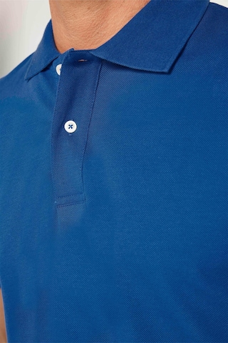 Tudors Erkek Slim Fit Dar Kesim %100 Pamuk İndigo Polo Yaka Tişört-32752 Indıgo İndigo