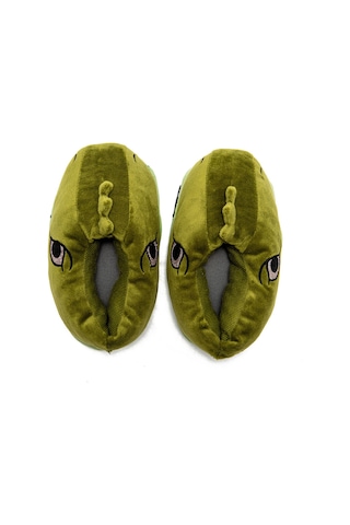 Twigy Dinos-1 Çocuk Hayvanlı Panduf Yeşil 30/38 EE0569 Yeşil