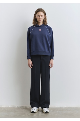 Mavi - Biye Detaylı Kapüşonlu Lacivert Sweatshirt 1s10362-87518 Lacivert
