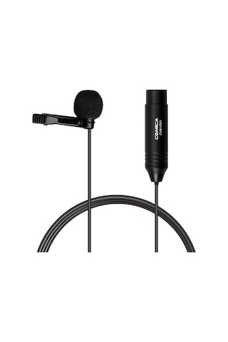 Comıca Cvm-v02o Xlr Lav Mikrofon - 48v Phantom Güç Destekli, Yönlendirilebilir, Kamera Ve Kayıt İçin Profesyonel Ses Kalitesi
