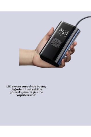 12v Çok İşlevli Akıllı Araç Lastik Pompası Yeni Nesil