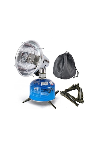 Açık Gaz Isıtıcı Taşınabilir Hafif Paslanmaz Çelik Gümüş Gümüş