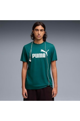 Puma Erkek Tişört Essentials No 1 Logo Çok Renkli