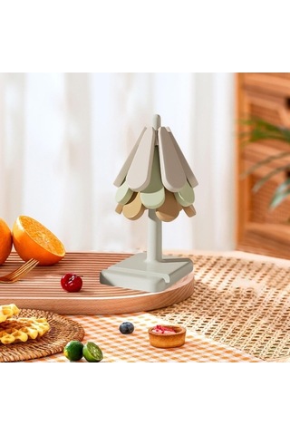 Trendooze 3 Adet Ağaç Şekli Trivet Seti Masa Koruyucuları Conpip