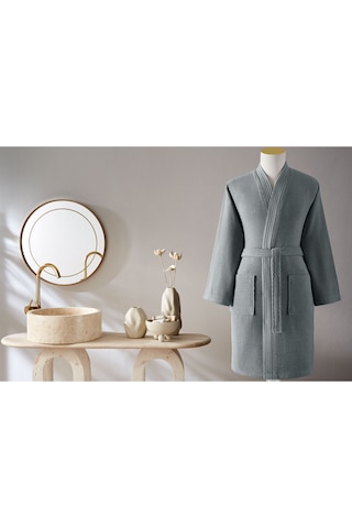 Özdilek Quadruple Kimono Bornoz Gri