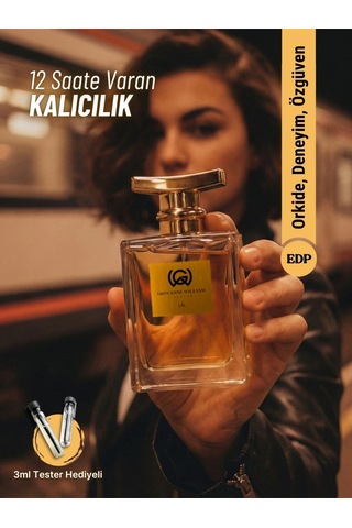 Lâl Kadın Parfüm Edp Parfüm Sexy Siyah Orkide, Frenk Üzümü, Ylang Ylang, Çikolata Çiçeksi