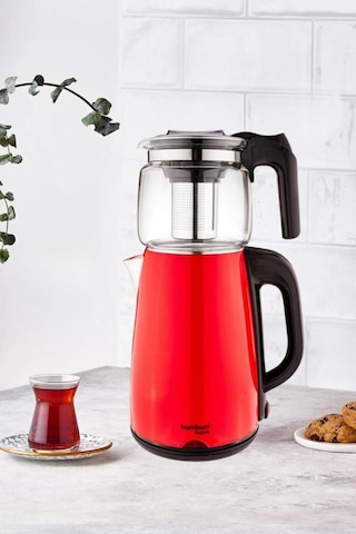 Bambum Teatech Cam Demlikli 2 L Çay Makinası Su Isıtıcı Kettle