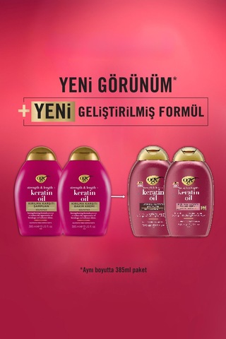 OGX Kırılma Karşıtı Keratin Oil Bakım Sülfatsız Kremi 385 ML