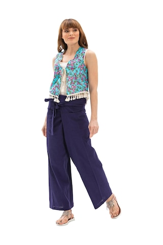 Eliş Şile Bezi Unisex Şile Bezi Balıkçı Yazlık Pantolon Mor Mor-mor Mor